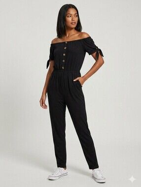 Ardene Off-Shoulder Jumpsuit